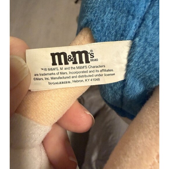 M&M's Collectible Spinning Candy Dispenser & Blue M&M Plush Drummer Lot of 2 - Picture 14 of 15